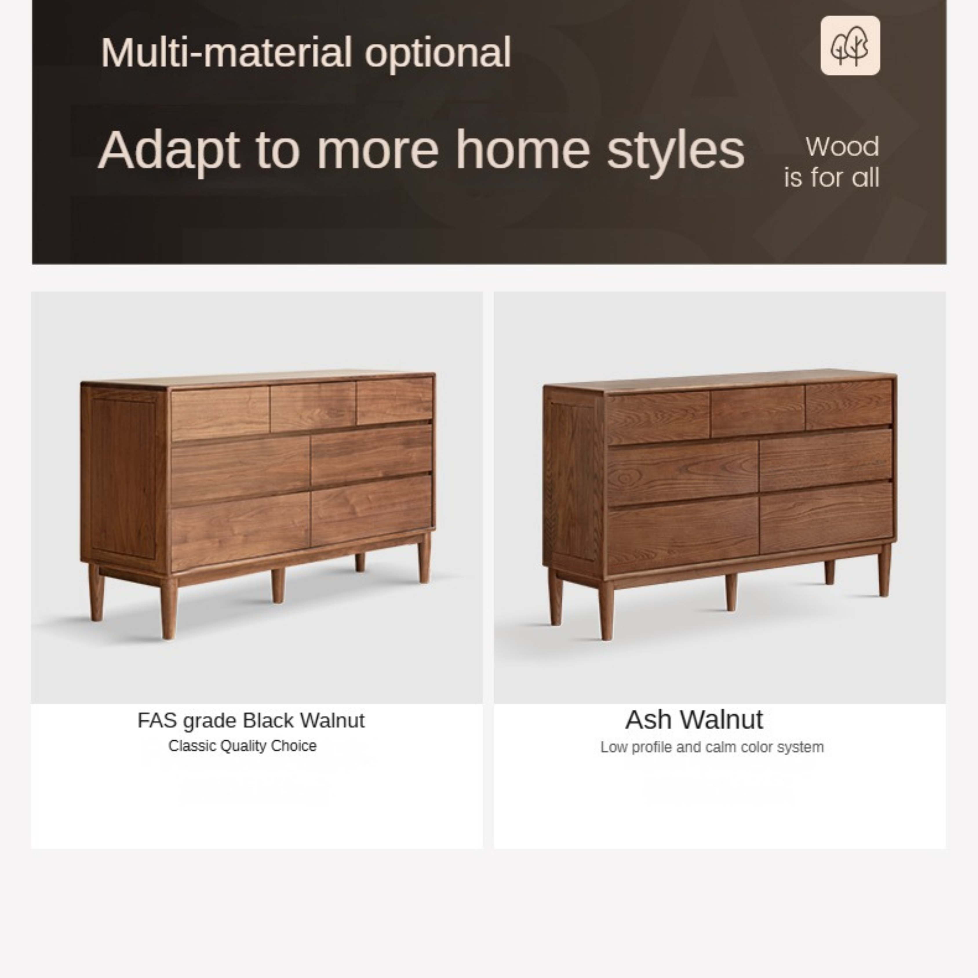 Oak Solid Wood Small Chest of Drawers - 3 Drawer Storage Organizer for Bedroom, Nursery, or Office | Compact Dresser for Clothes, Toys & Home Organization