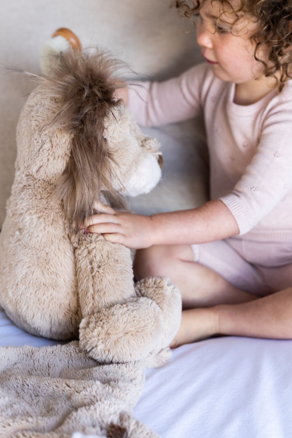 Lewis The Lion Plush Toy - Soft & Cuddly Stuffed Animal for Kids, Perfect for Bedtime, Playtime & Gifts | Ideal for Nursery Decor, Birthday Presents & Comfort Companions