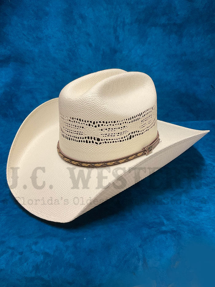 Justin JS1056BYSN40 20X Bryson Western Straw Cowboy Hat in Ivory - Perfect for Country Rides, Outdoor Events & Summer Fashion