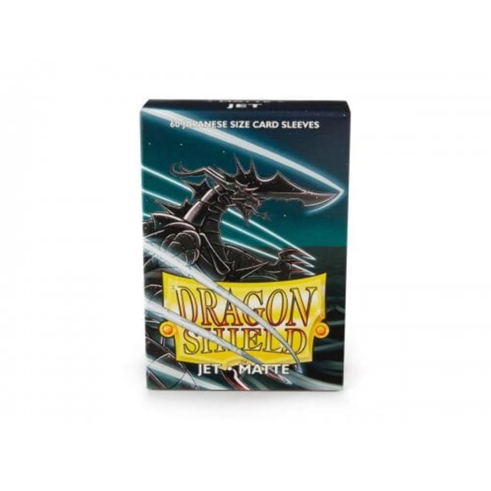 Arcane Tinman Dragon Shield Japanese Jet Matte Card Sleeves (60 Count) - Premium Protection for MTG, Yu-Gi-Oh, and Collectible Card Games - Perfect for Tournaments, Game Nights & Card Storage