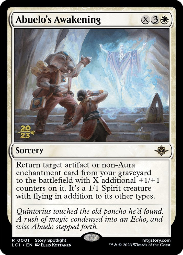 Abuelo's Awakening - The Lost Caverns of Ixalan MTG Prerelease Cards | Magic: The Gathering Collectible Trading Card Game | Perfect for Prerelease Events, Deck Building & MTG Collections