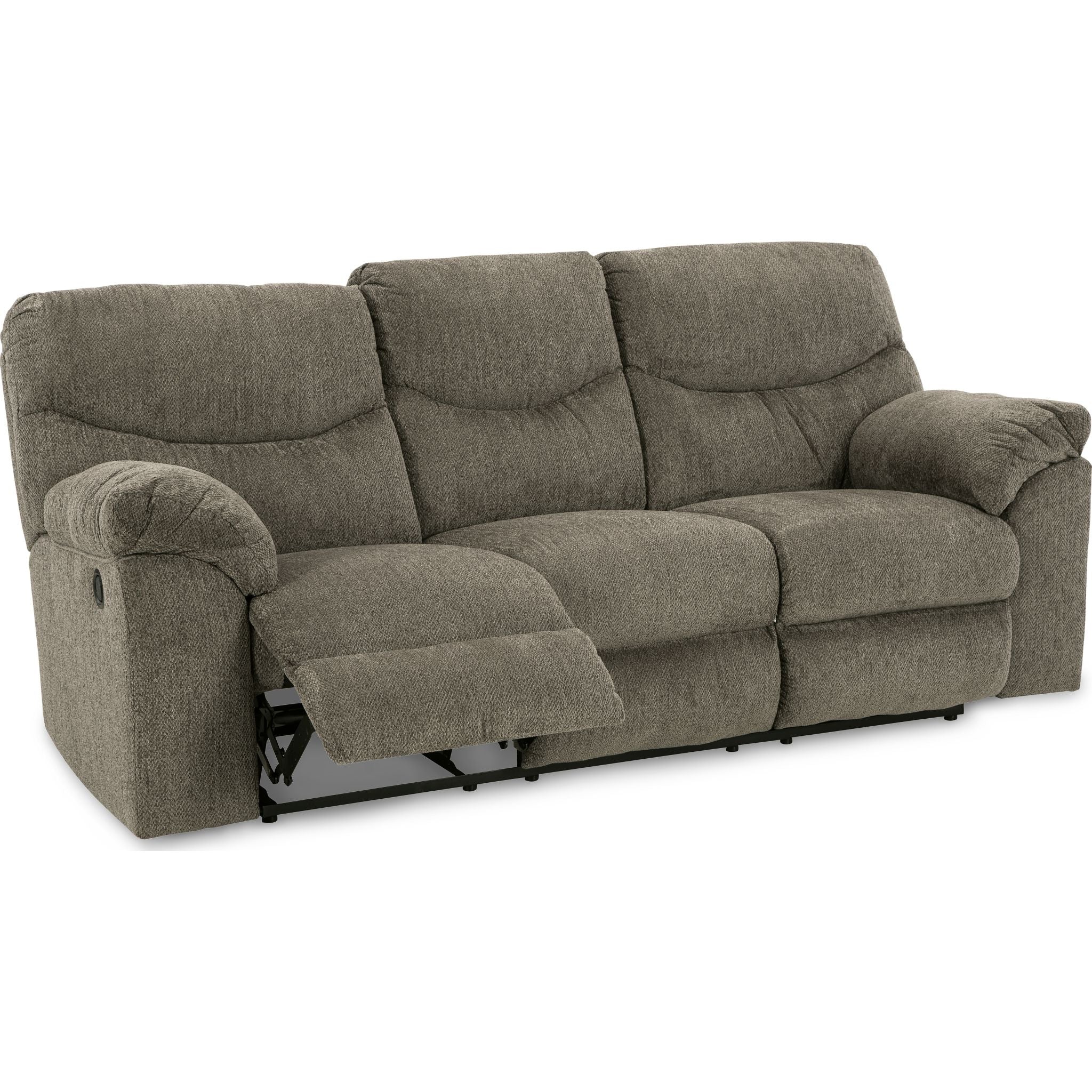 Alphons Reclining Sofa in Putty Color - Modern Comfortable Sectional Couch for Living Room, Family Room & Home Theater
