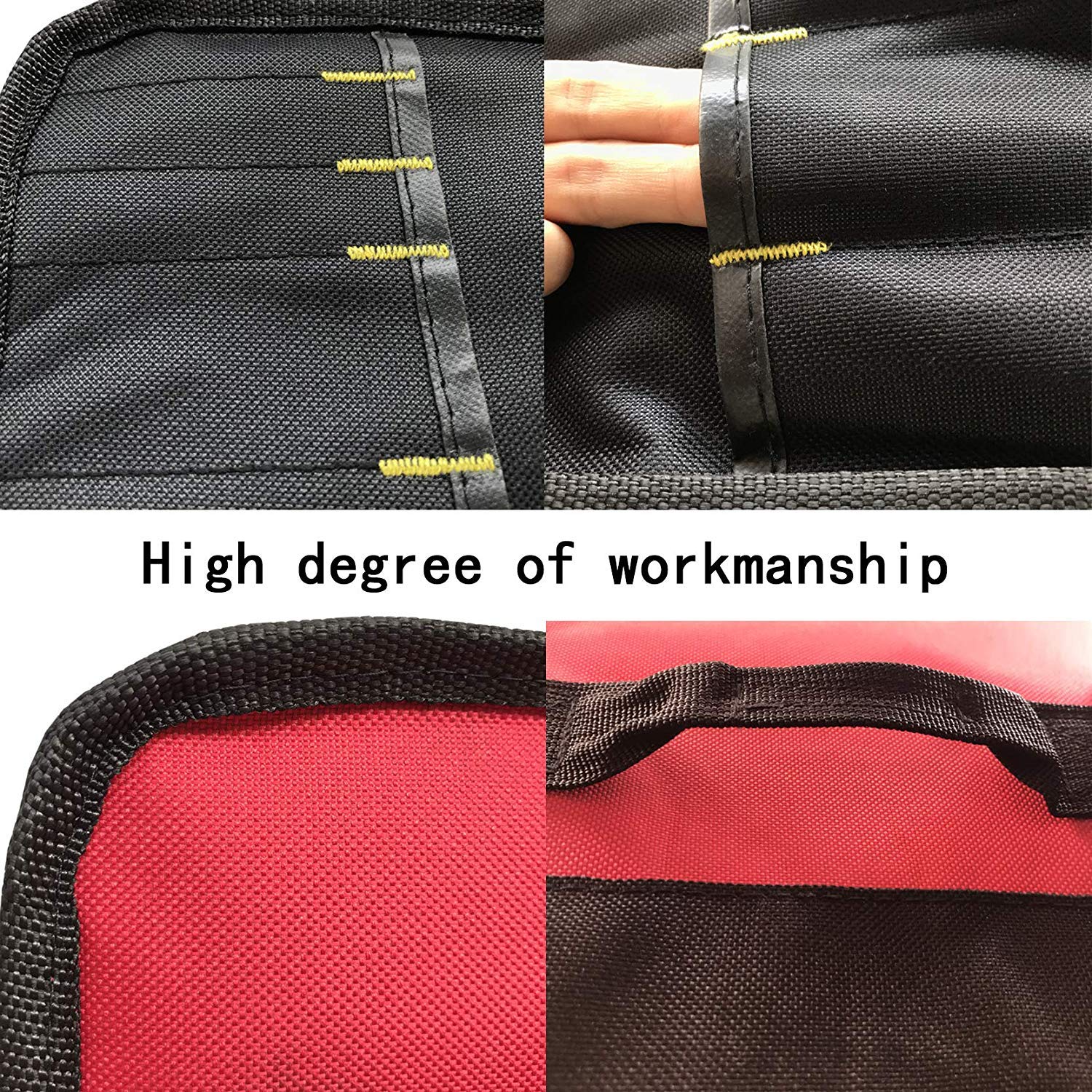 Best Tool Pouches & Organizers - Heavy Duty Socket Organizer, Multi-Pocket Screwdriver Holder, Wrench Roll-Up Pouch for Electricians & DIY Projects | Workshop, Garage & Job Site Essentials