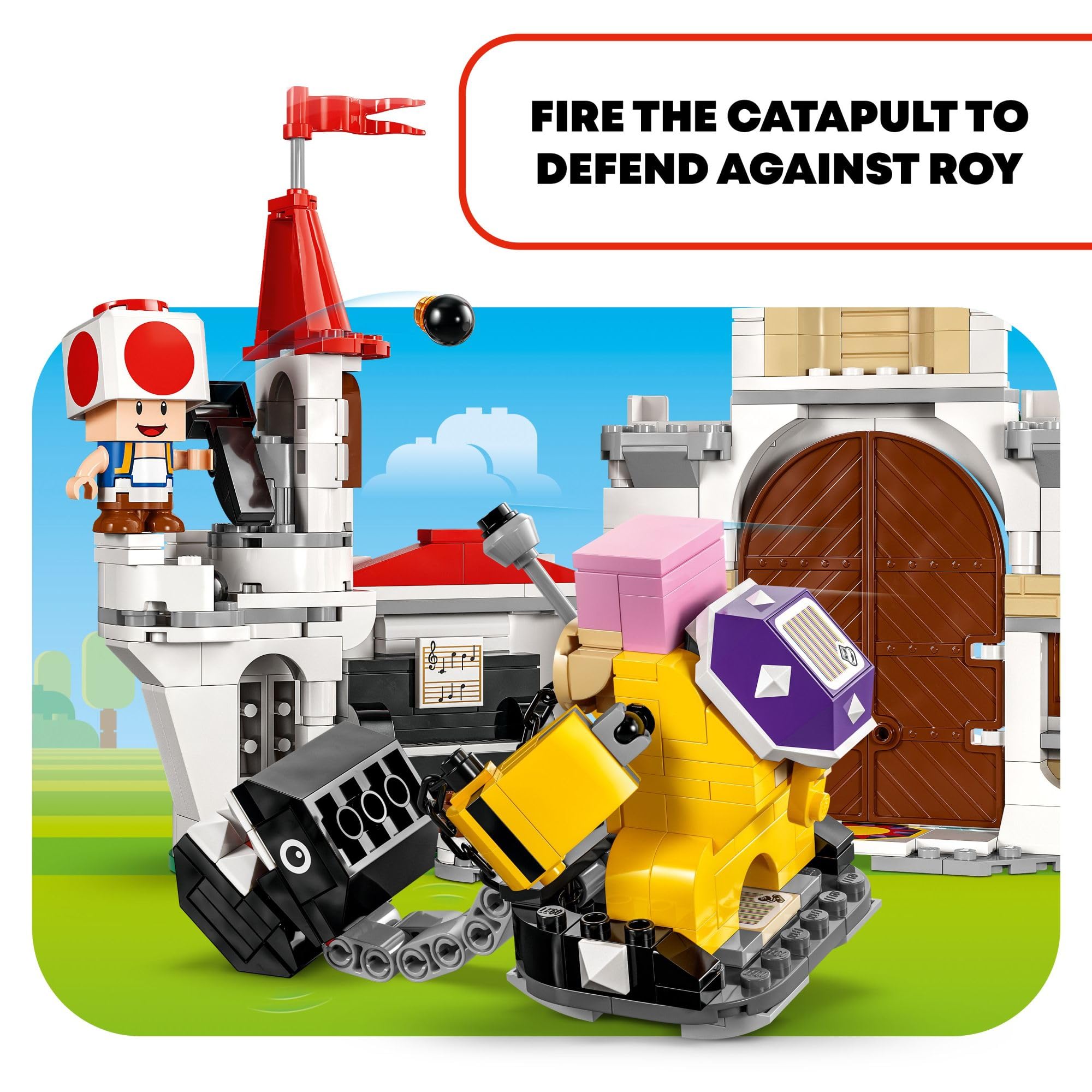 LEGO Super Mario Battle with Roy at Peach’s Castle 71435 – Nintendo Mario Toy for Kids, Interactive Castle Adventure Set – Perfect Gift for Boys, Girls & Gamers Ages 7+ | Fun for Playtime, Collecting & Creative Storytelling