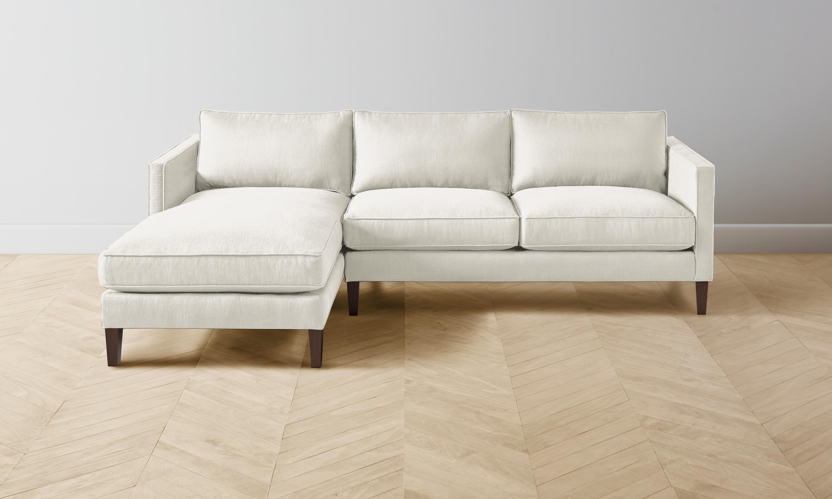 Premium Crosby Sectional Sofa - Performance Linen Weave Fabric - Modern Living Room Furniture for Home & Office Comfort - Perfect for Family Gatherings & Relaxation