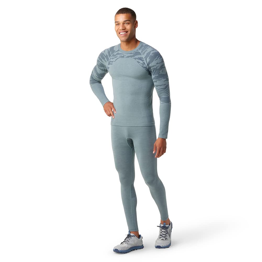 Smartwool Men's Intraknit Active Long-Sleeve Baselayer Top - Merino Wool Thermal Shirt for Hiking, Skiing & Cold Weather Outdoor Activities