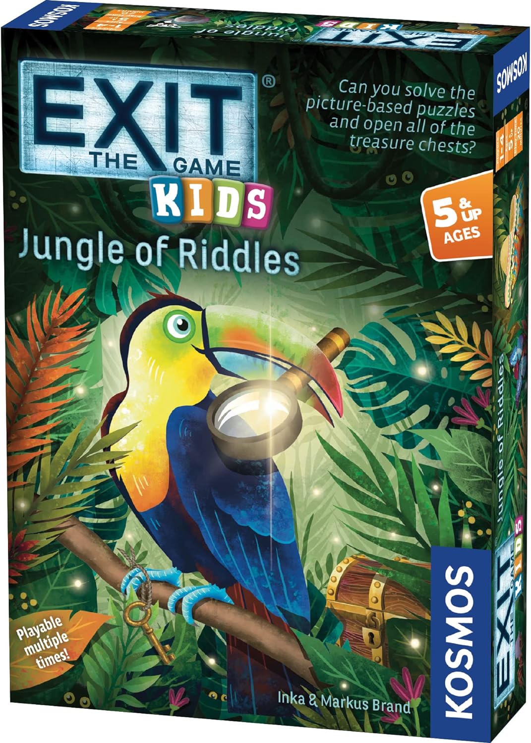 EXIT: Kids - Jungle of Riddles Escape Room Board Game | Fun Educational Puzzle Adventure for Children | Perfect for Family Game Nights & Birthday Parties