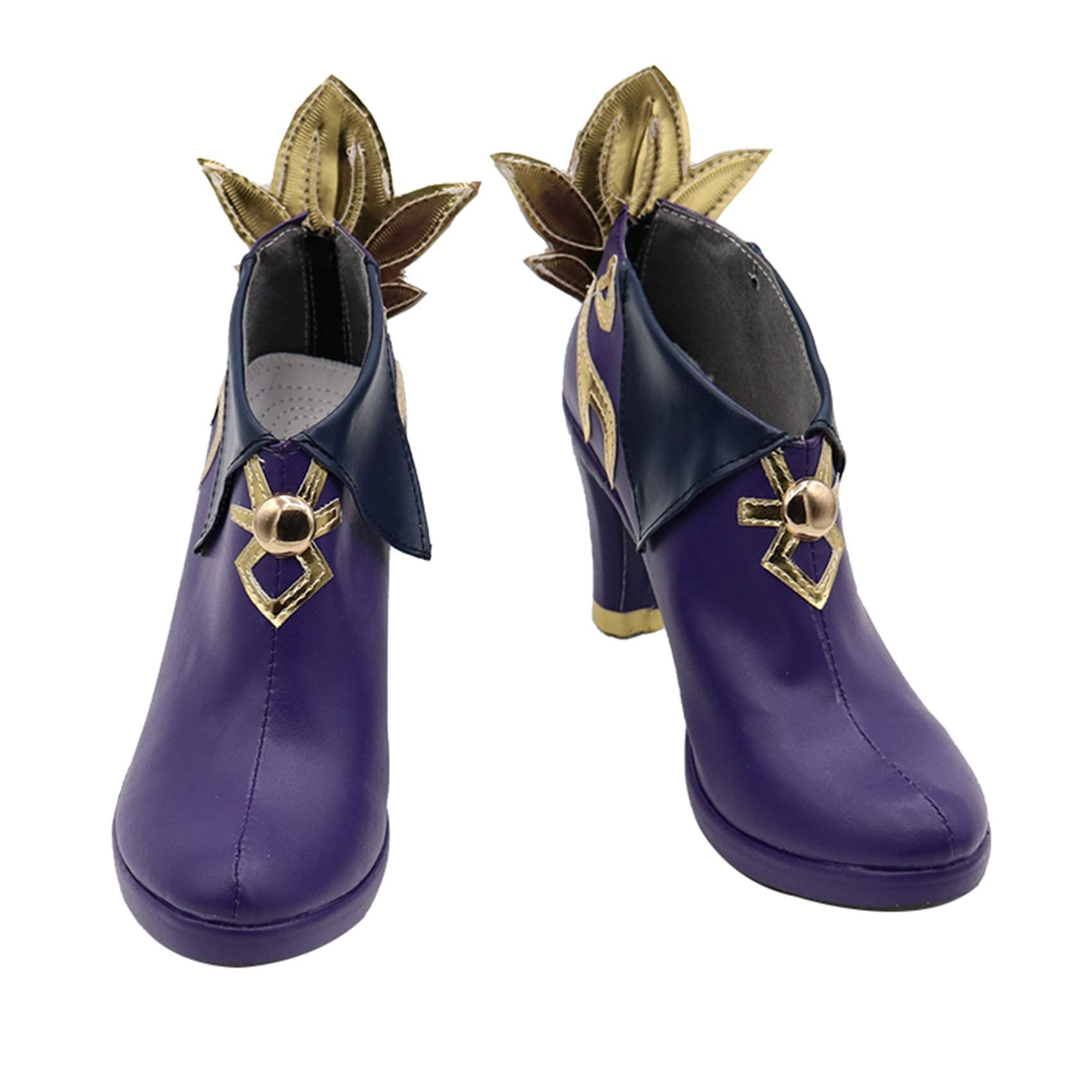 Genshin Impact Keqing Purple Cosplay Shoes - Anime Character Performance Costume Footwear for Conventions, Cosplay Events & Themed Parties