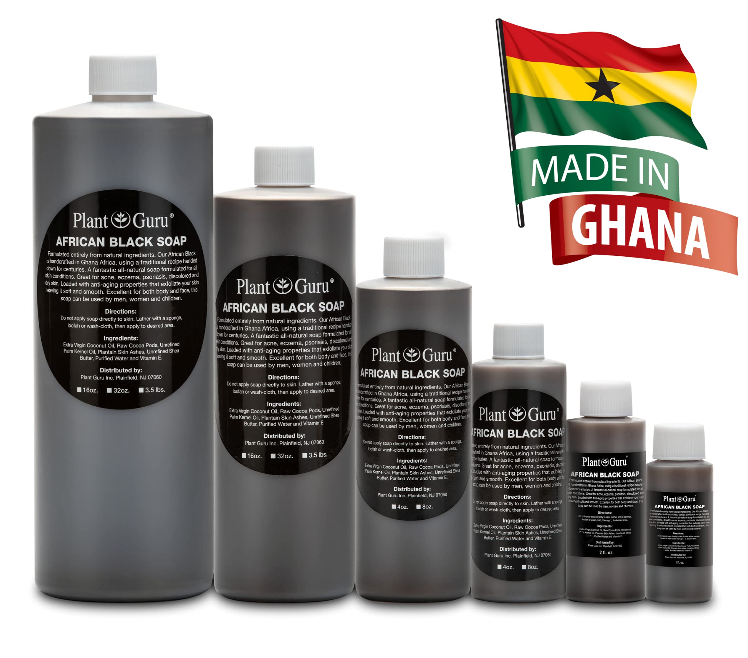 **100% Pure Natural African Black Soap Liquid (4 oz) – Raw & Organic from Ghana – Acne Treatment, Eczema & Psoriasis Relief – Fights Dry Skin, Scars & Dark Spots – Gentle Face & Body Wash for Pimples & Blackheads – Perfect for Sensitive Skin & Daily Skincare Routine**