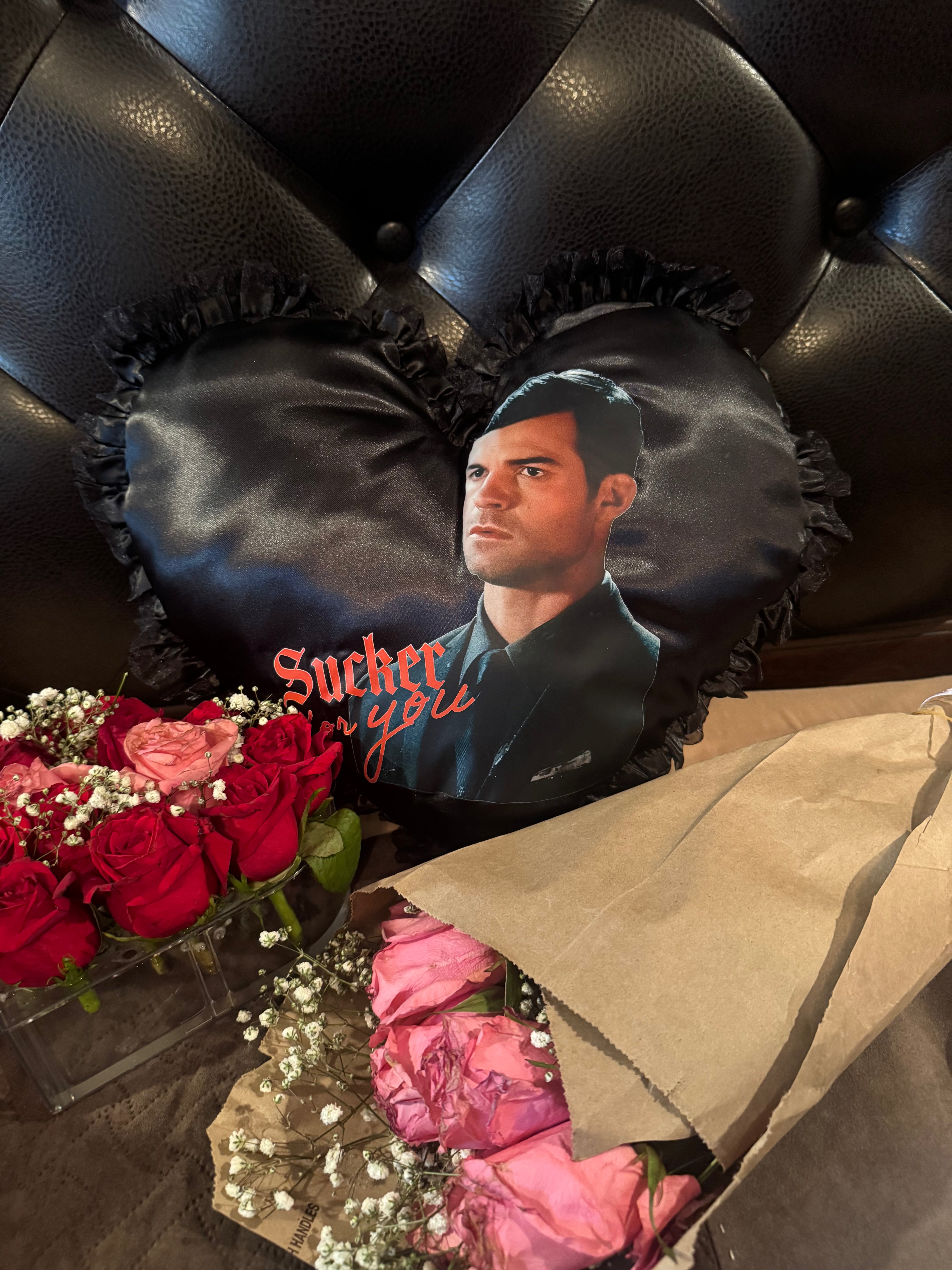 Elijah Limited Edition 'Sucker For You' Throw Pillow - Perfect for Couples, Home Decor & Gift Giving