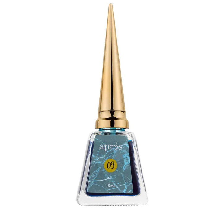 Apres Watercolor Art Inks Set - #09 Ocean Blue Professional Painting Ink for Artists | Perfect for Watercolor Painting, Calligraphy & Mixed Media Art Projects