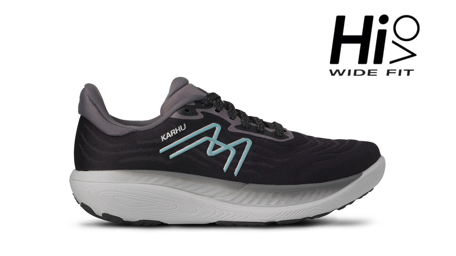 IKONI 3.0 HIVO Women's Running Shoes - Black/Stone Blue | Lightweight Athletic Sneakers for Jogging, Gym Workouts & Everyday Wear
