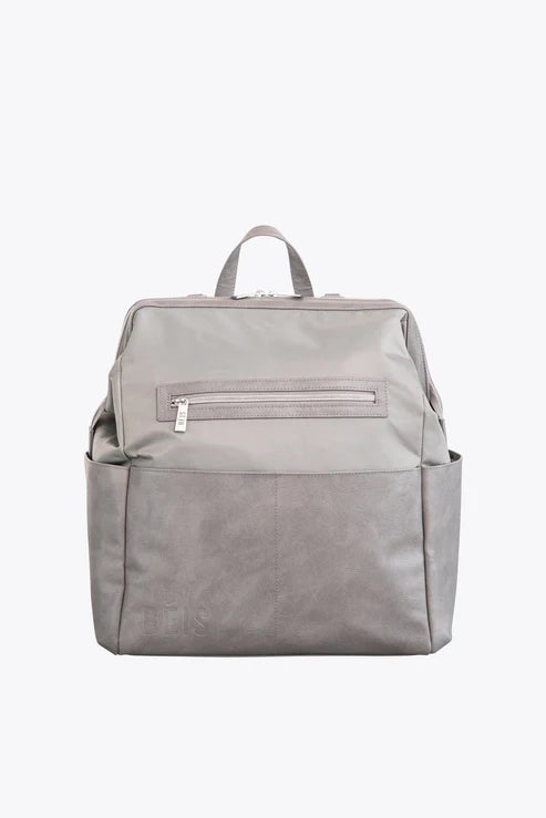 Premium Grey Diaper Backpack - Stylish & Spacious Baby Essentials Bag for Parents - Perfect for Travel, Daycare & On-the-Go Parenting