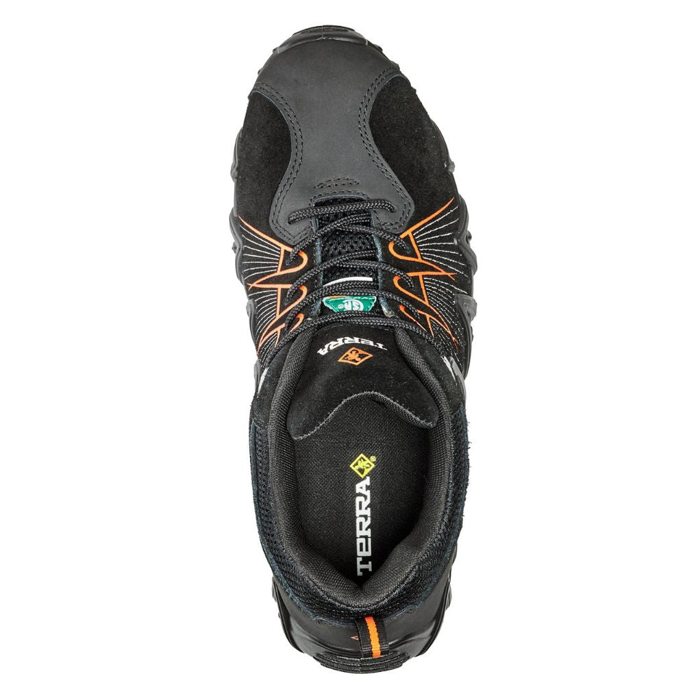 Terra Spider X Unisex Lightweight Composite Toe Work Shoes - Safety Work Boots for Men & Women, Slip Resistant, Comfortable for Construction, Warehouse & Outdoor Work (Orange, TR0A4NPYA14)