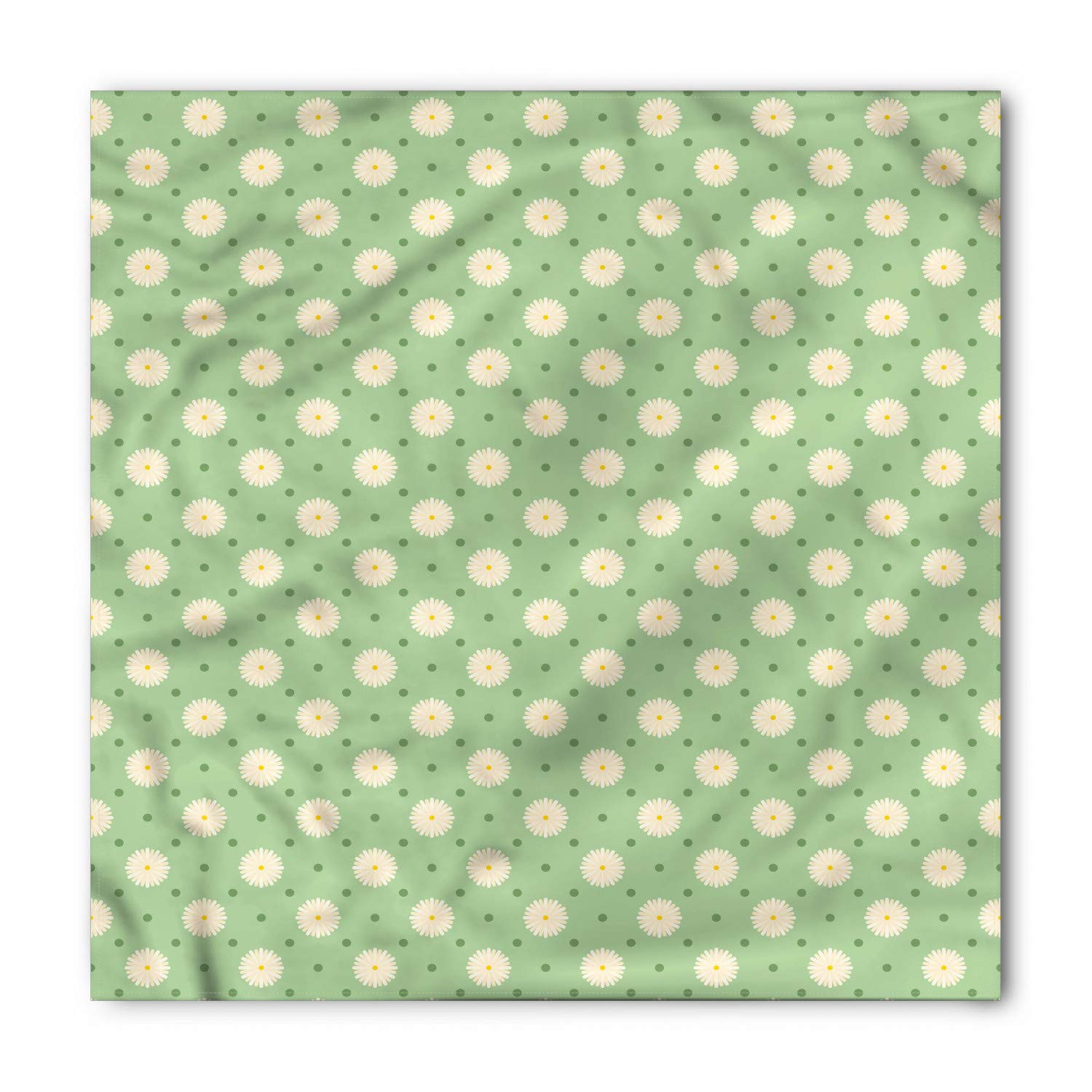Ambesonne Floral Garden Bandana - Spring Plants Print Unisex Head & Neck Scarf for Outdoor Hiking, Gardening, and Summer Fashion Accessories