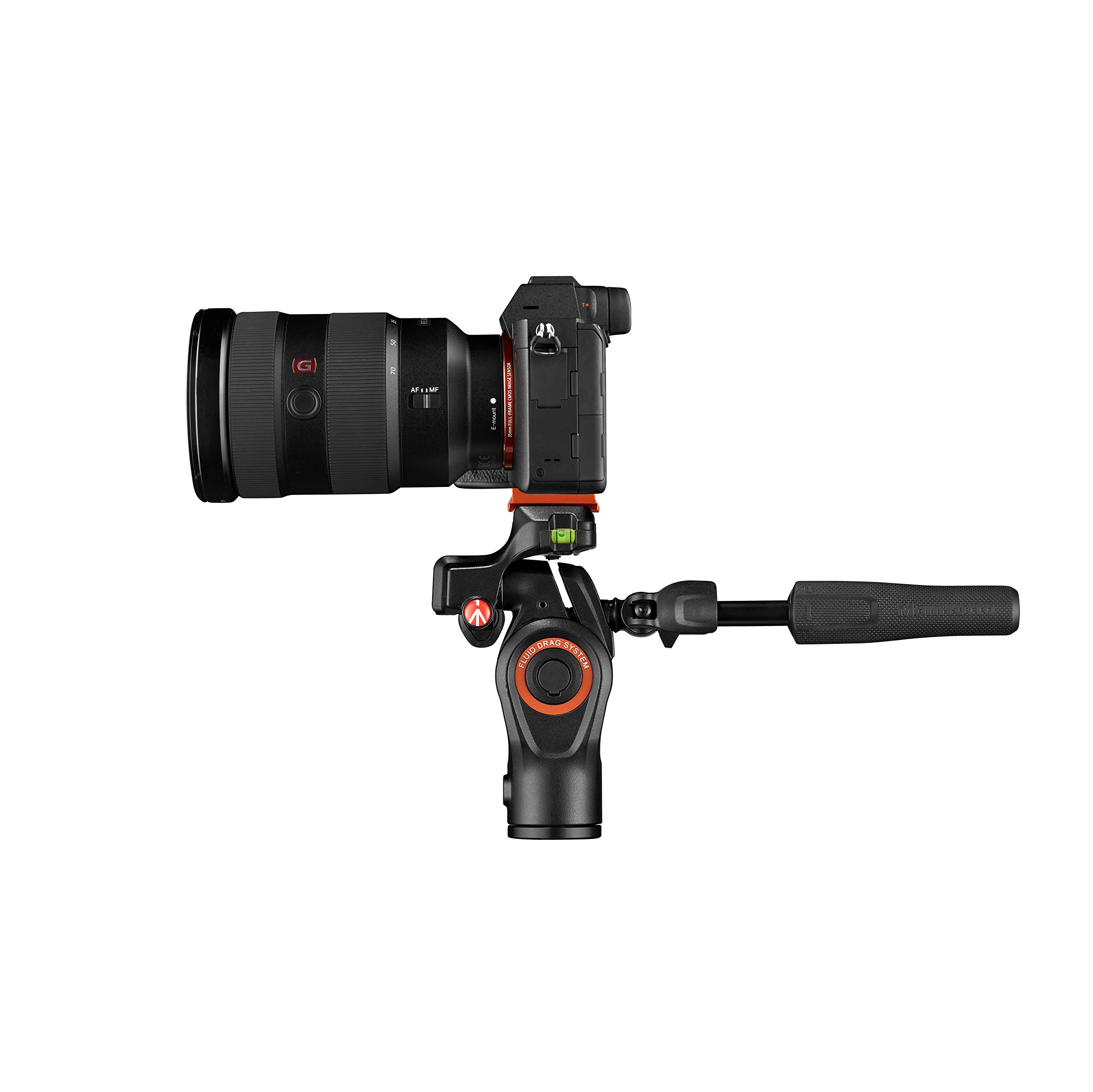 Manfrotto Befree Live Advanced 4-Section Aluminum Travel Tripod with 3-Way Fluid Head - Professional Video & Photography Support for Travelers & Content Creators