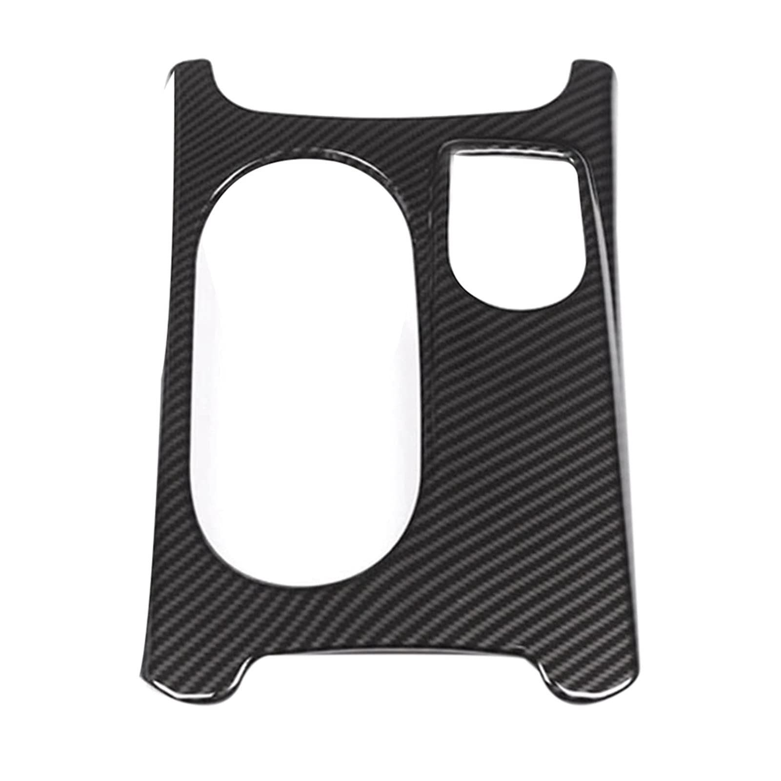 Premium Carbon Fiber Car Center Console Cup Holder Cover Trim for Mercedes Benz A/GLA/CLA Class W176 X156 C117 RHD - Durable & Stylish Carbon Fiber Pattern Design - Perfect for Car Interior Protection & Customization