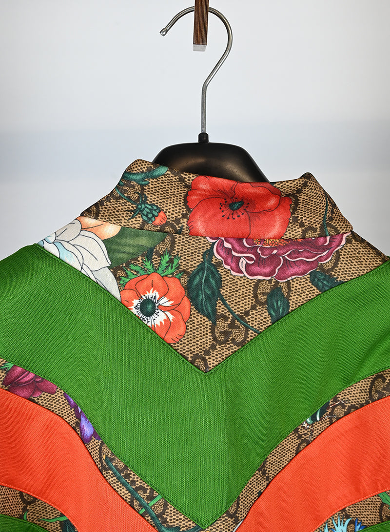 Gucci Monogram & Floral Print Sweatshirt - Size M | Stylish & Comfortable for Casual Wear & Street Fashion