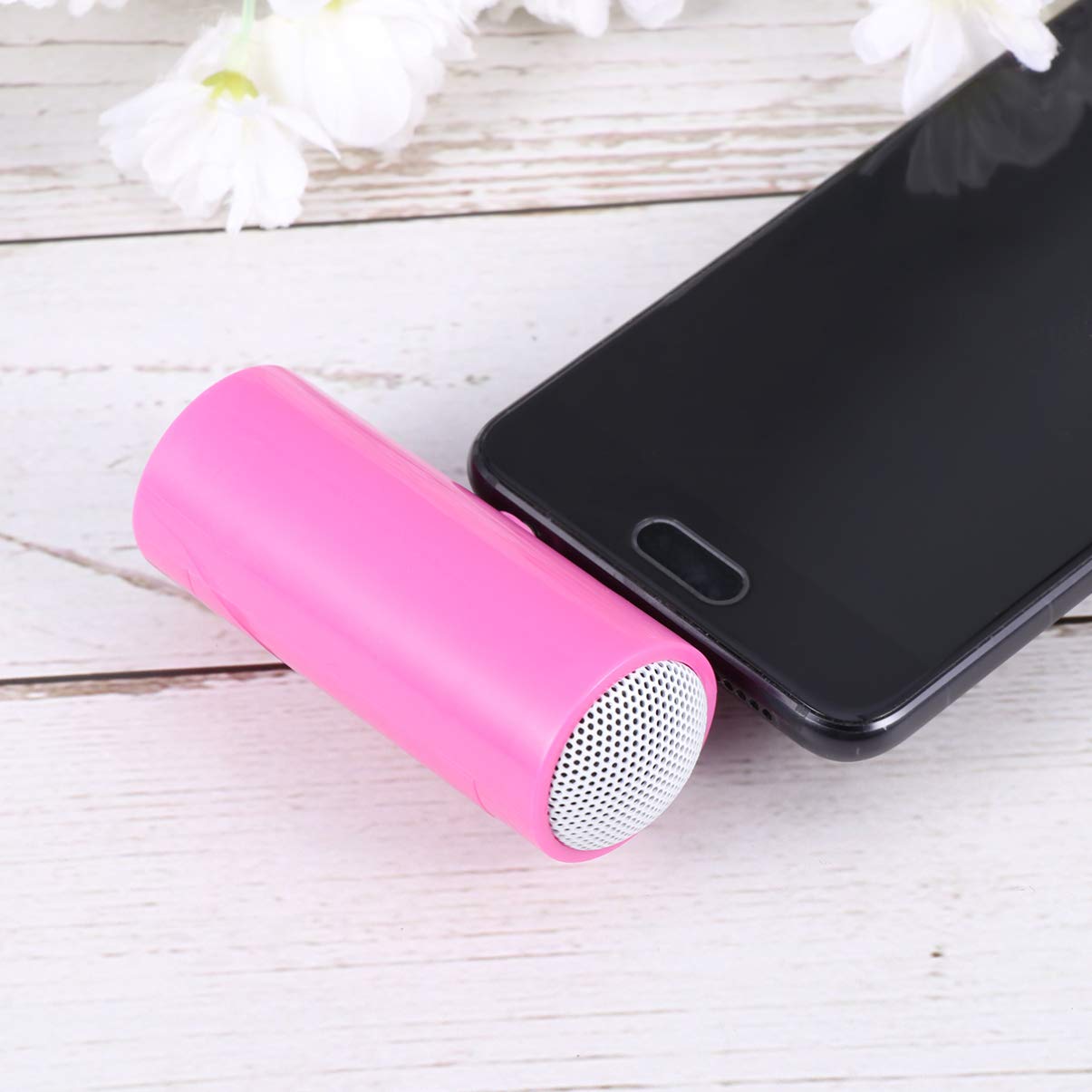 Portable Bluetooth Speaker for Phone - Compact Wireless Speaker with Enhanced Bass, Pink - Perfect for Indoor, Outdoor, Travel, and Party Use