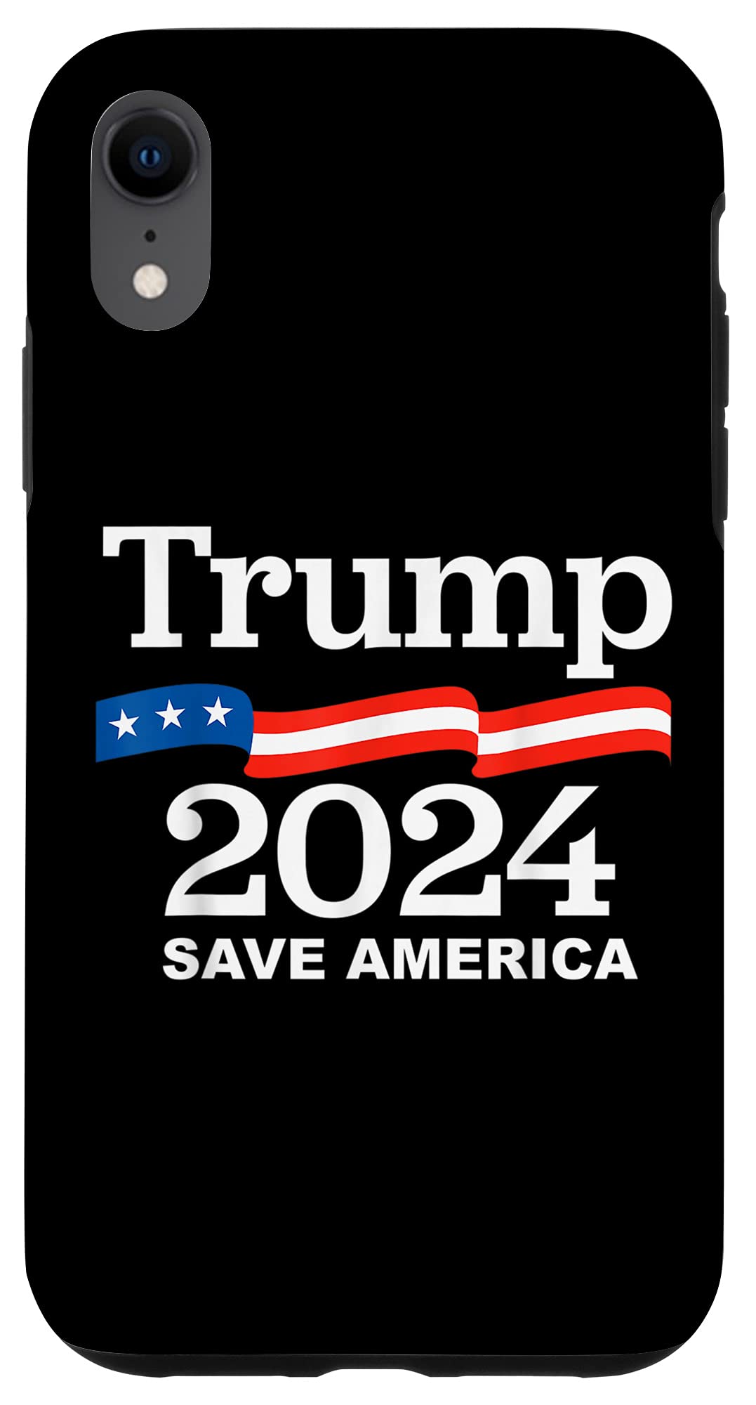 iPhone XR Case - 'I'll Be Back Trump 2024' Political Campaign Phone Cover - Perfect for Trump Supporters & Election Season