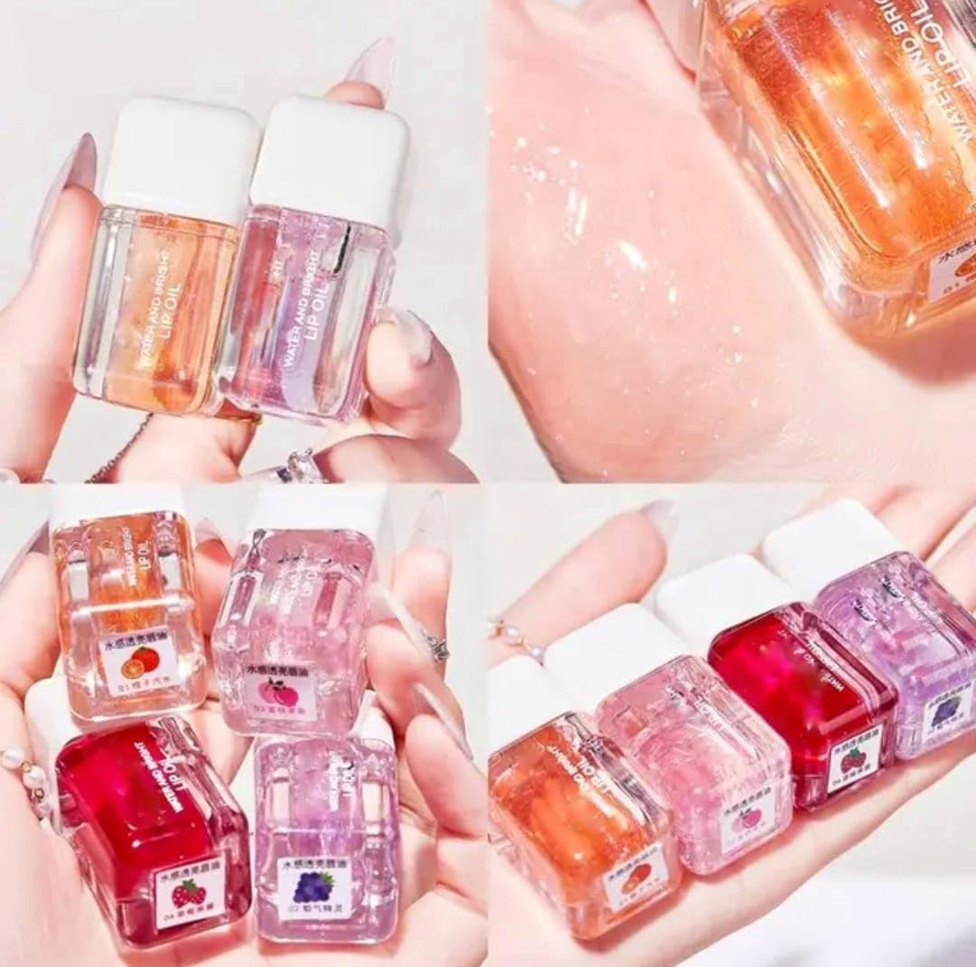 Ashyra Glossy Lip Oil with Shimmery Tint - Hydrating & Shiny Lip Gloss in Pink (Pack of 1) | Perfect for Daily Wear, Date Night & Special Occasions