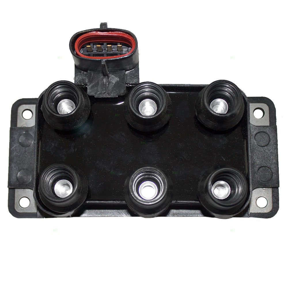 Brock Replacement Ignition Spark Plug Coil Pack Module Compatible with Ford F-150 1997-2003 | High Performance Ignition Coil for Smoother Engine Start | Perfect for Off-Roading, Towing & Daily Commuting