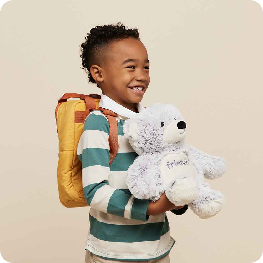 Friends Bear Warmies - Cozy Microwaveable Plush Stuffed Animal for Kids & Adults | Perfect for Relaxation, Stress Relief, and Cold Weather Comfort