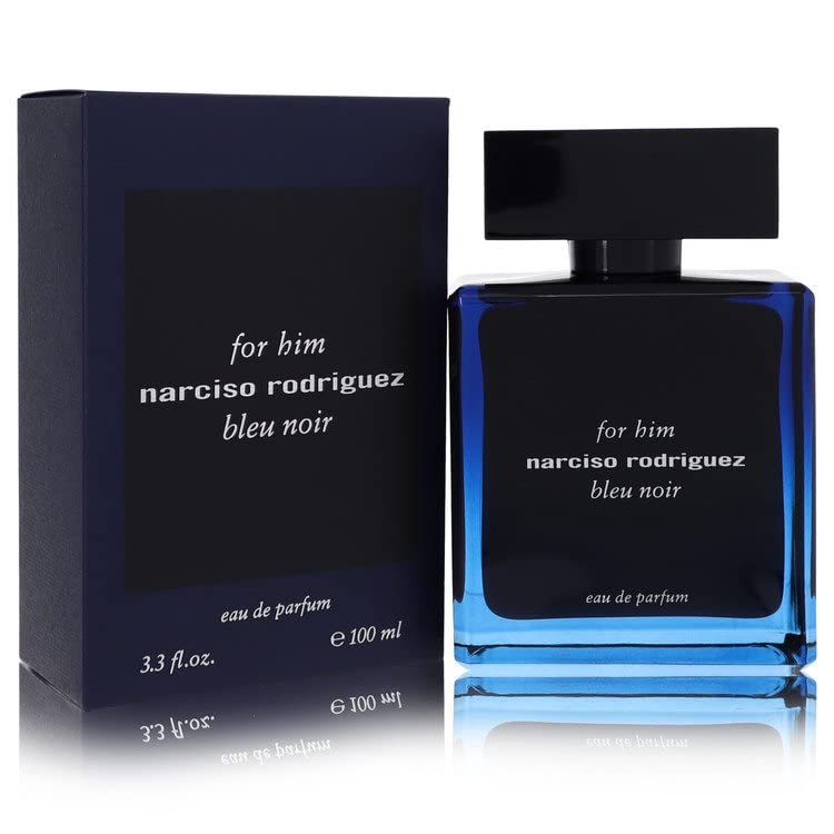Narciso Rodriguez Bleu Noir Eau de Parfum for Men - 3.3 oz Cologne Spray | Long-Lasting Luxury Fragrance | Perfect for Date Night, Office & Special Occasions