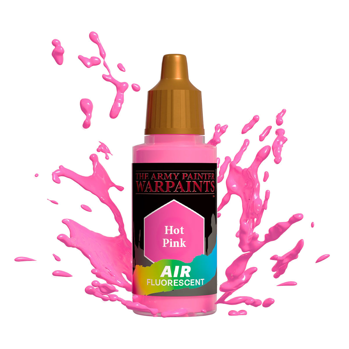 Warpaints Air Fluorescent Paint - Hot Pink Color for Art, DIY Projects & Creative Designs - Perfect for Canvas, Wood & Fabric Painting