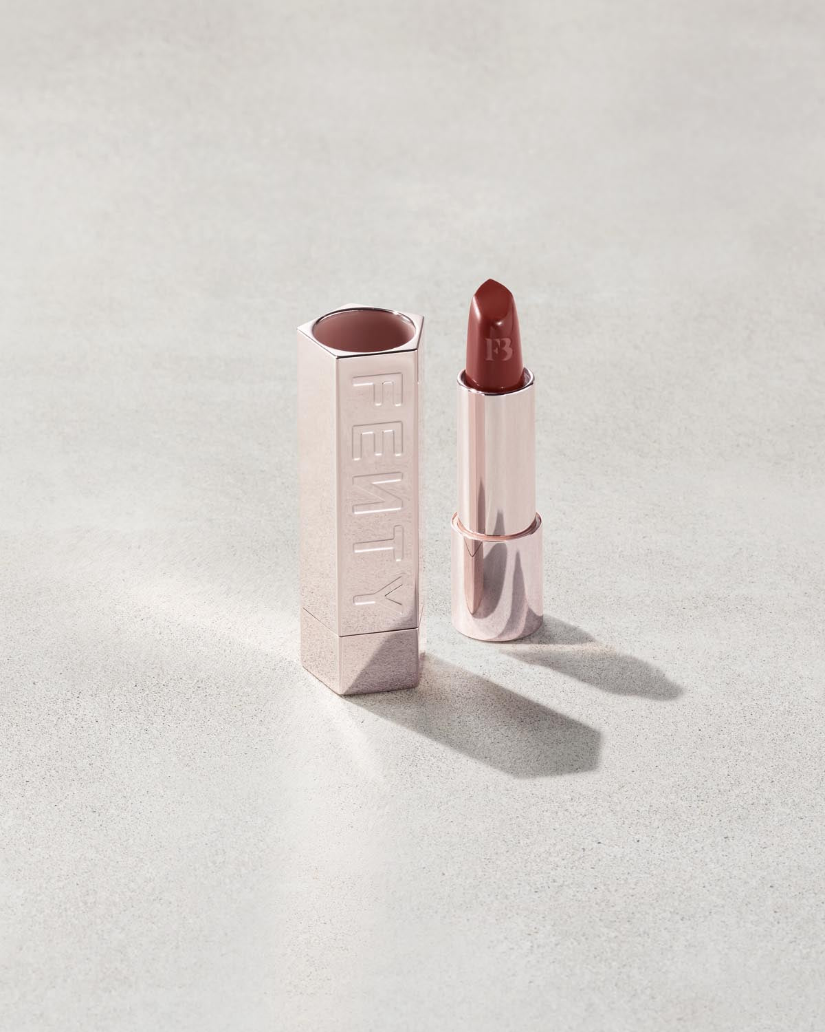Fenty Icon The Fill Semi Matte Refillable Lipstick - Long Lasting Vegan Lipstick for Women | Perfect for Date Night, Parties & Everyday Wear