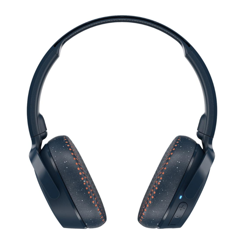 Skullcandy RIFF Wireless On-Ear Headphones - Blue | Bluetooth Headset for Gym, Travel & Work