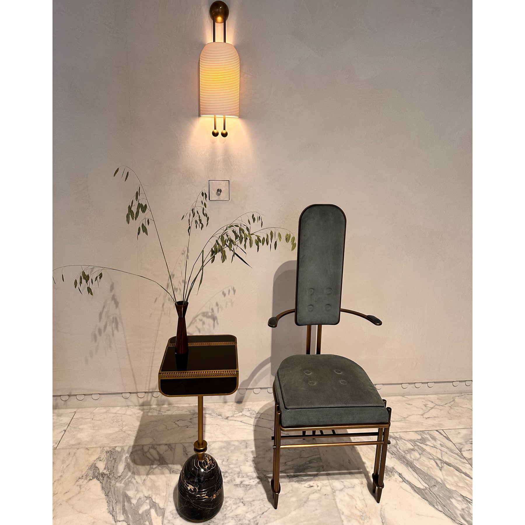 Bertha Wall Lamp - Modern LED Sconce Light Fixture for Bedroom, Living Room & Hallway - Energy Efficient Indoor Lighting