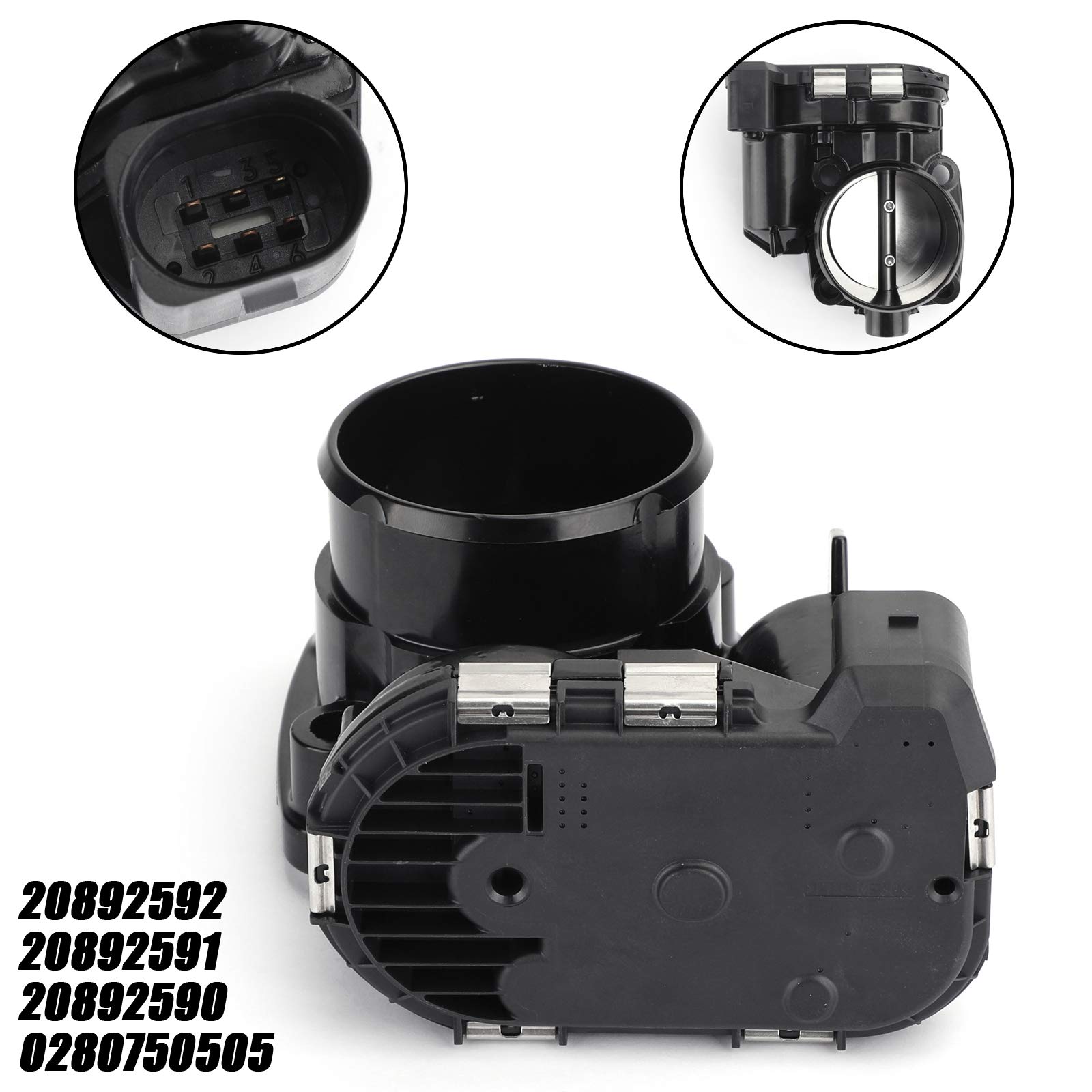Areyourshop Throttle Body Fuel Injection Replacement for Sea Doo 420892592 420892590 0280750505 - Compatible with RXP RXT GTX GTS GTR GTI Models - Perfect for Watercraft Engine Performance & Maintenance