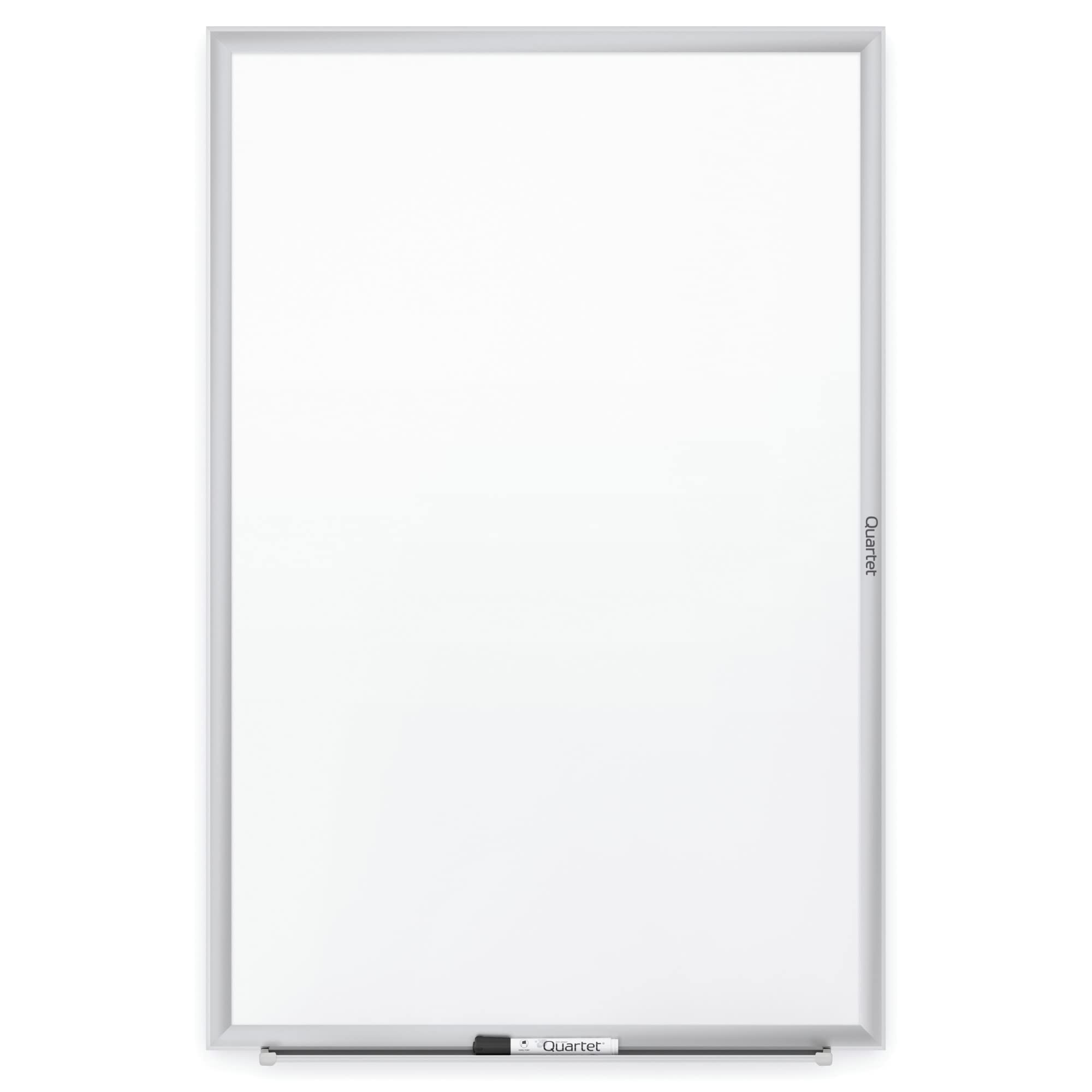 Quartet 5' x 3' Non-Magnetic Dry Erase Whiteboard with Silver Aluminum Frame - Perfect for Office Meetings, Classroom Teaching & Home Office Organization (Model S535)