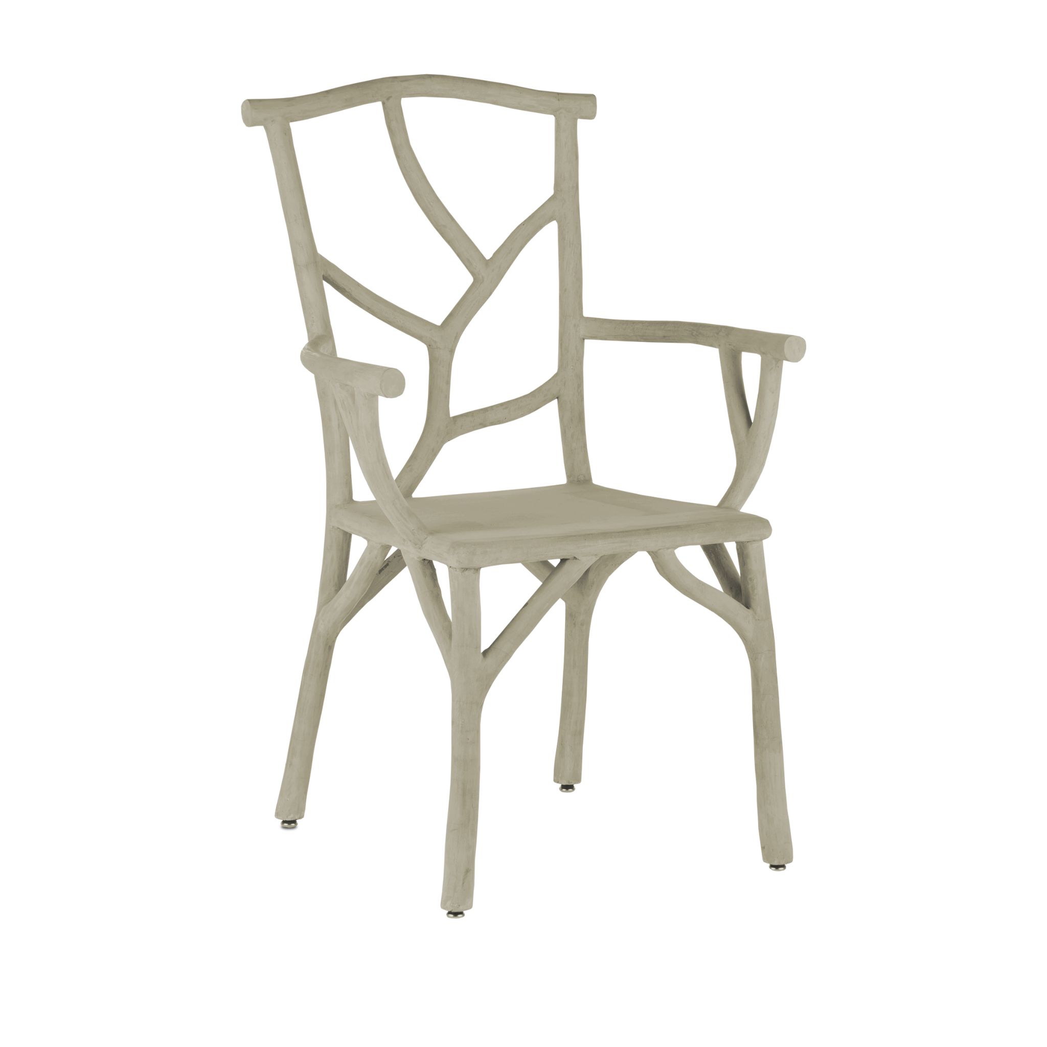 Beaujon Faux Wood Armchair - Elegant Wooden Accent Chair for Living Room, Bedroom & Office Decor
