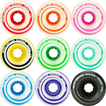 Moxi Roller Skates with 65mm Gummy Wheels (4-Pack) - Perfect for Outdoor Skating, Rink, and Park Roller Derby