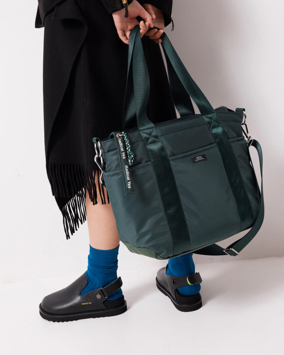 Everything 86 Tote Bag - Eco-Friendly Reusable Shopping Bag in Layers of Green | Perfect for Groceries, Beach Trips & Daily Use