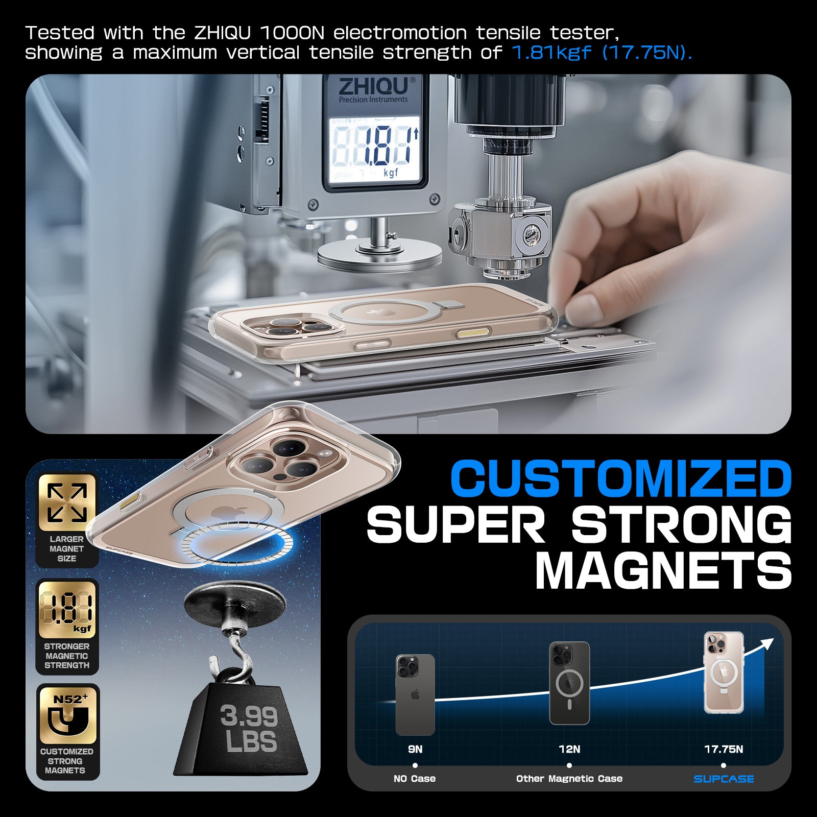 iPhone 16 Pro 6.3 Inch Unicorn Beetle MAG Stand Case - Slim Clear Protective Cover with MagSafe Compatibility & Camera Control Button - Perfect for Work, Travel and Everyday Use