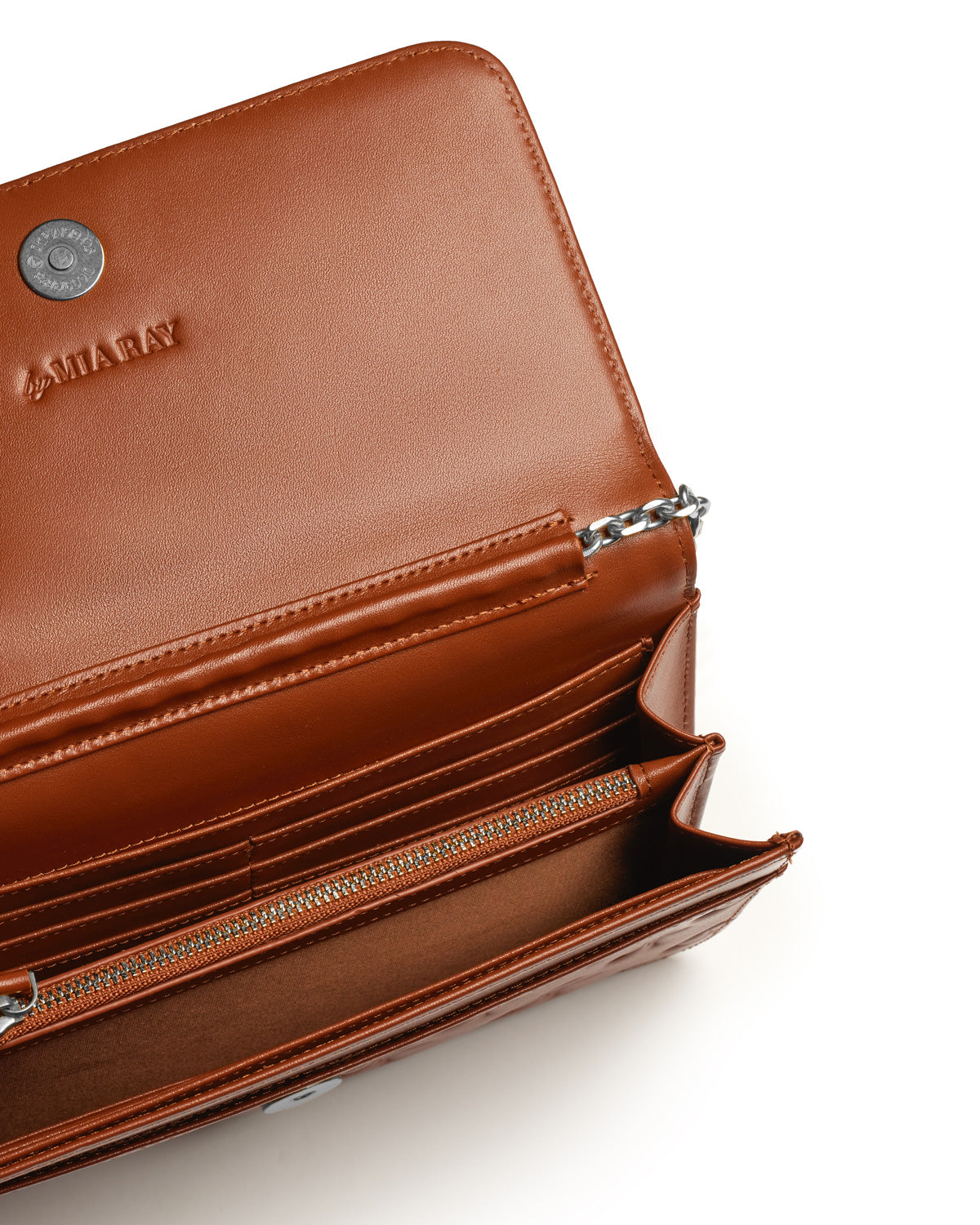 Luxury Monogram Silver WOC Crossbody Bag in Brown - Perfect for Everyday Use, Parties & Special Occasions
