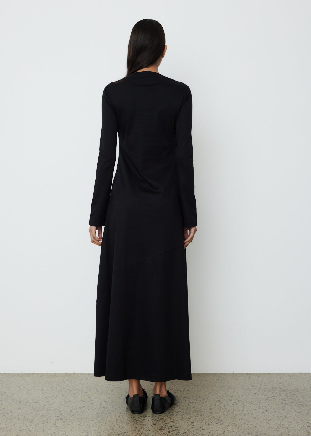 0053 Long Jersey Dress - Women's Flowy Casual Maxi Dress for Summer, Beach & Travel | Lightweight & Comfortable Everyday Wear