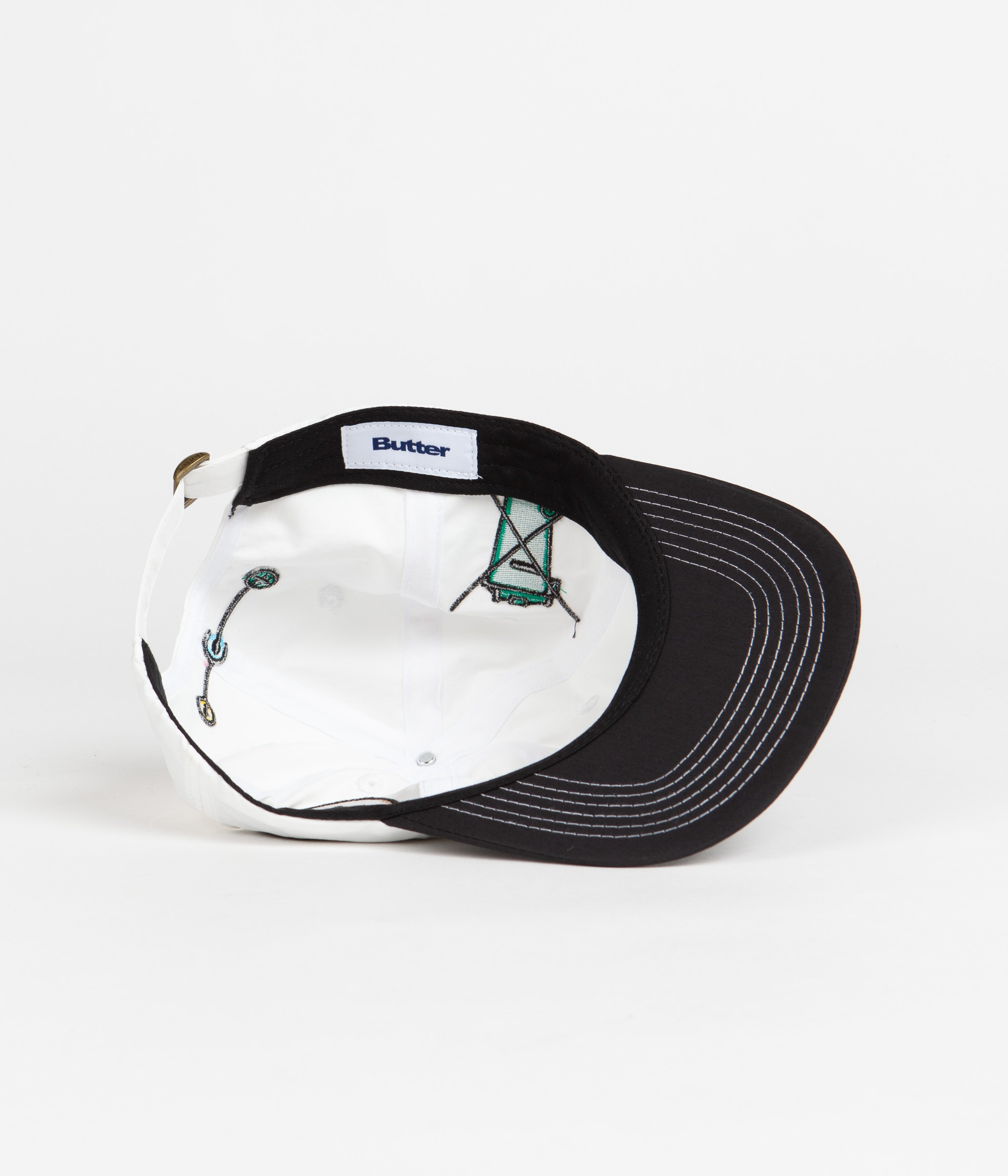 Butter Goods Appliances Cap - Black & White Adjustable Snapback Hat for Men & Women - Perfect for Cooking, Outdoor Activities and Casual Wear