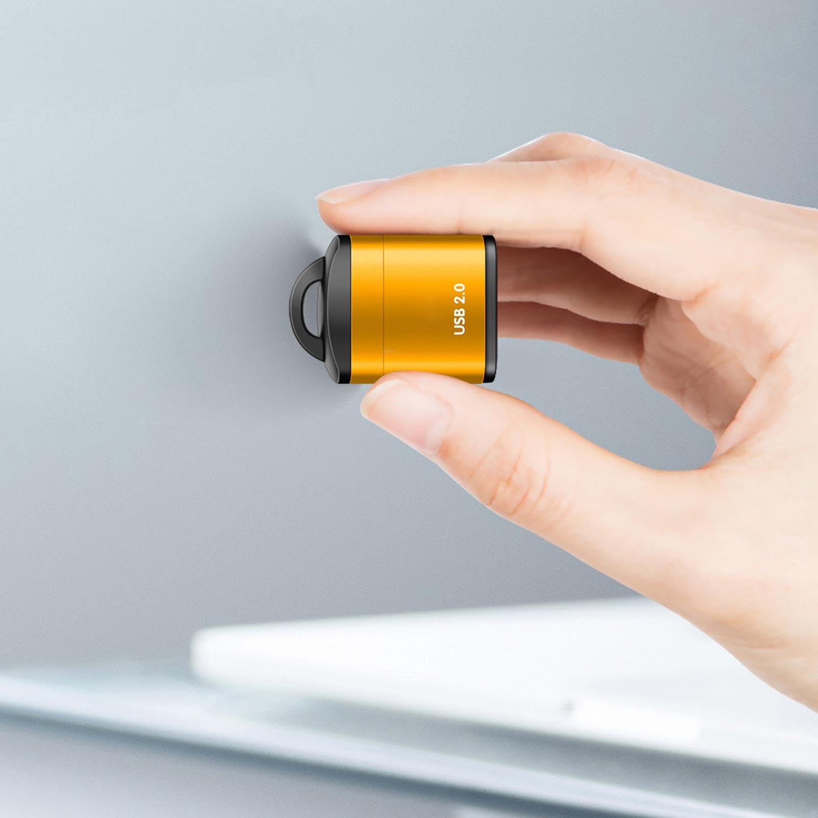 High-Speed USB 2.0 Card Reader - TF/Micro SD Memory Card Adapter for Computer, Laptop, Car, Speaker | Portable USB Flash Drive for Photos, Videos & Data Transfer | Perfect for Travel, Office & Home Use