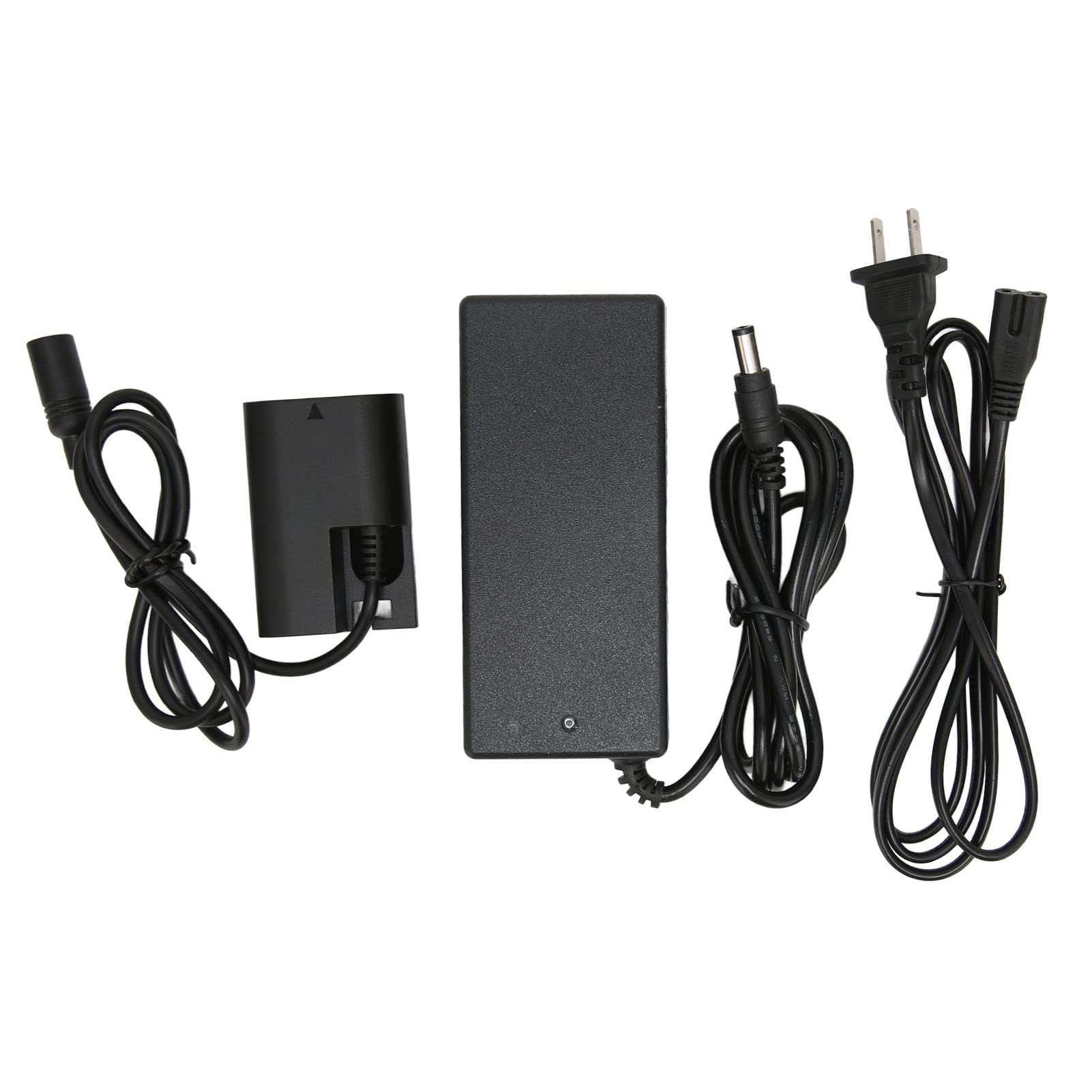 Ciglow E6 DC Dummy Battery & Power Adapter Kit for Canon 80D 70D 5D4 5D3 60D Cameras - 100-240V AC/DC Converter - Perfect for Studio Photography & Continuous Shooting