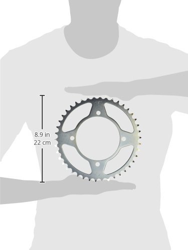 42-Teeth 520 Chain Size Rear Steel Sprocket for Motorcycle & ATV - Durable Silver Alloy Sprocket Replacement - Perfect for Off-Road, Racing & Custom Bike Builds