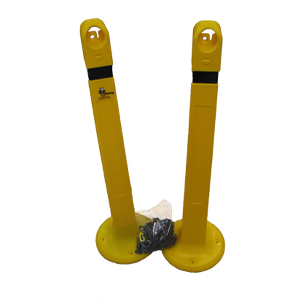 Temporary Portable Guard Post Bollard Marker - Heavy Duty Safety Barrier for Parking Lots, Events & Construction Sites