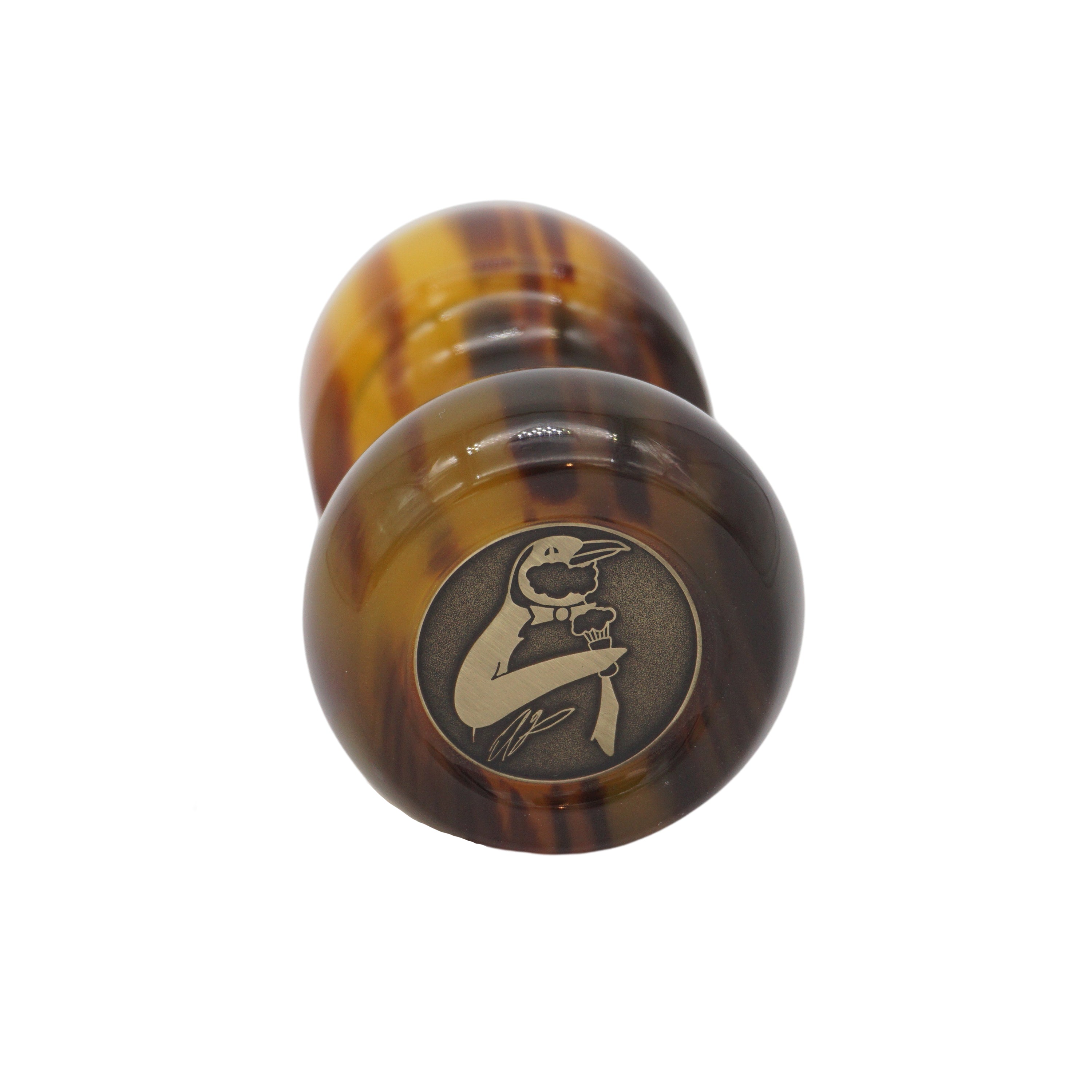 Premium Tortoise Handcrafted Shaving Brush Handle - Fits 24mm & 26mm Knots - Perfect for Wet Shaving & Grooming Gifts - Luxury Bathroom Accessory for Men