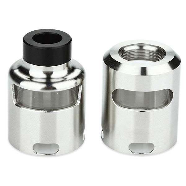 GeekVape Tsunami 22/24 RDA Atomizer with Glass Window Top Cap - Perfect for Cloud Chasing & Flavorful Vaping Experience