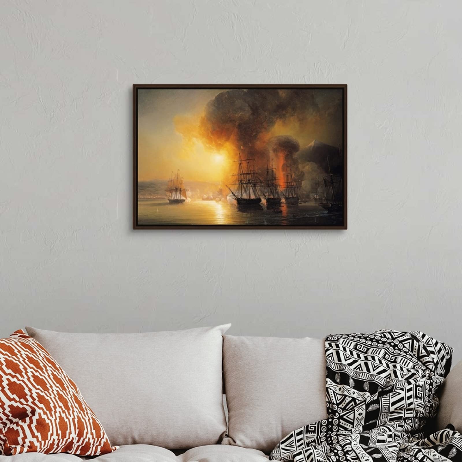 DIY Acrylic Painting by Numbers Kit for Kids & Adult Beginners - Fort of Saint Jean Dulloa by Jean Antoine Gudin | Home Decor, Stress Relief & Creative Gift Idea