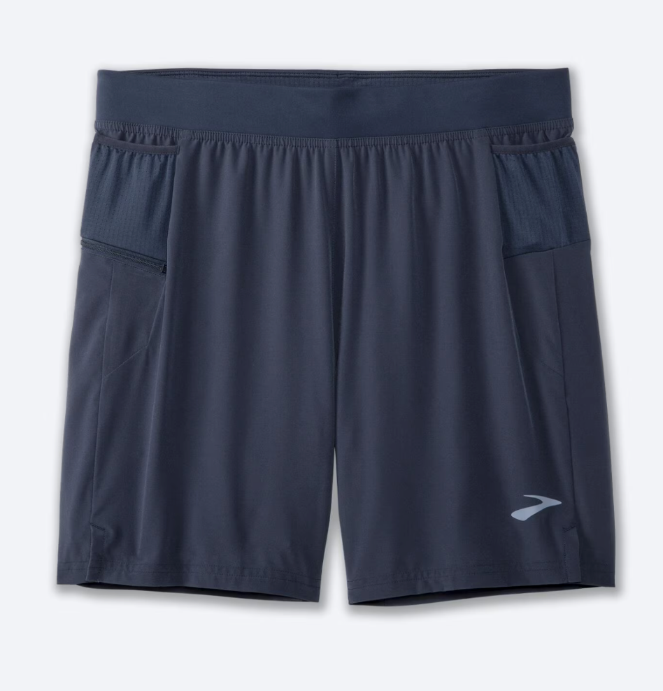 Brooks Sherpa 7 Men's 2-in-1 Running Shorts with Liner - Lightweight Quick-Dry Athletic Shorts for Gym, Jogging & Outdoor Workouts