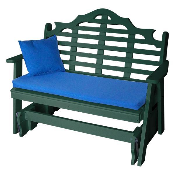 Eco-Friendly Recycled Plastic Poly Marlboro Glider Rocking Chair – Perfect for Patio, Porch, and Outdoor Relaxation